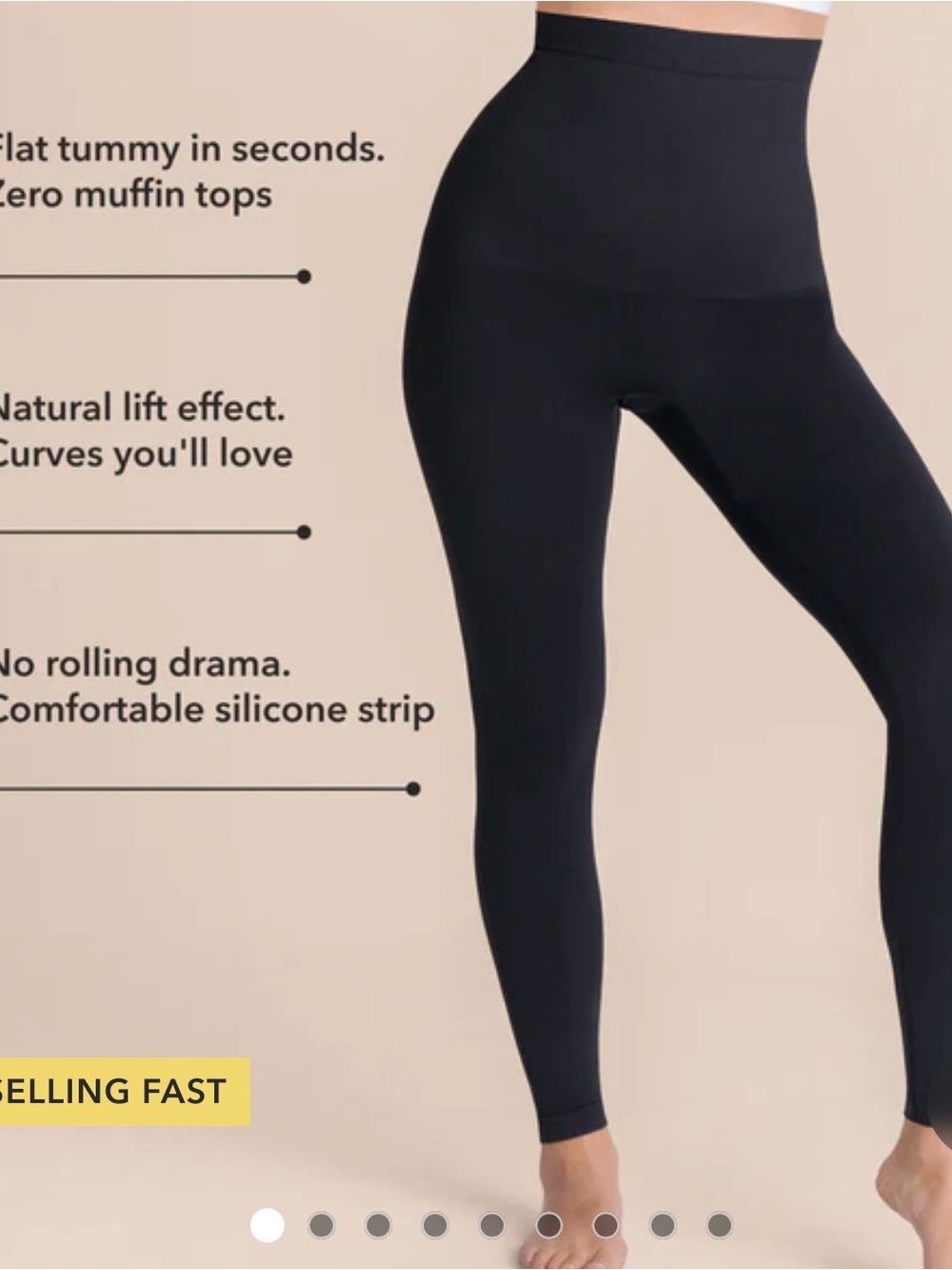 Shapermint High-Waist Black Shaping Leggings